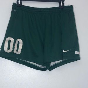 Green Nike dri fit women’s shorts!